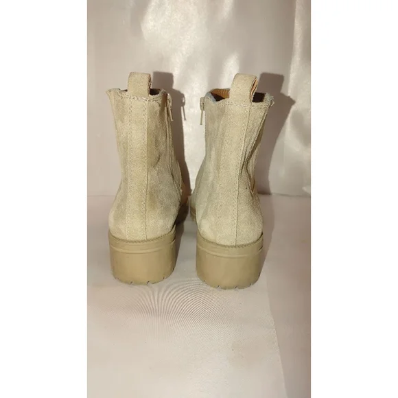 Lucky Brand Hazyl Fossilized Suede Boots Size 8M NWOT - Picture 7 of 9